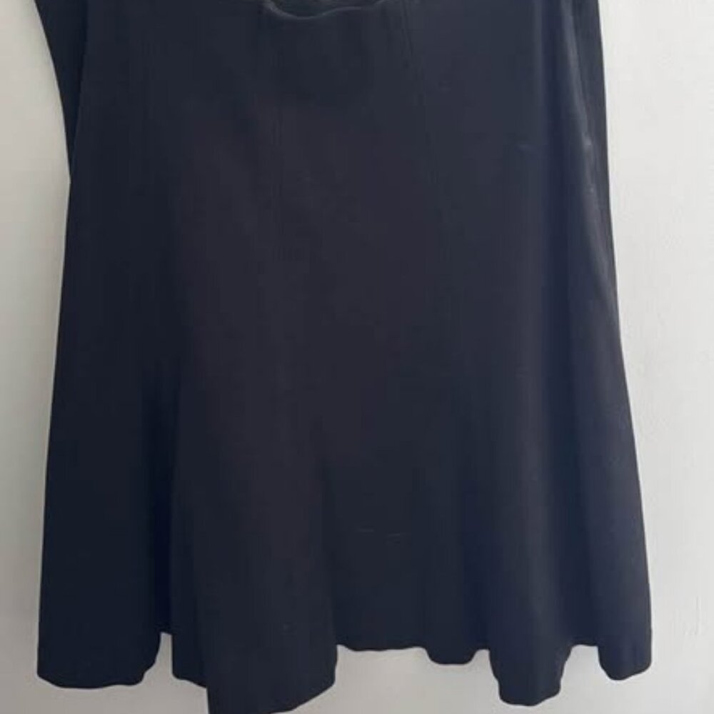 Loft Petite Small Black above knee skirt